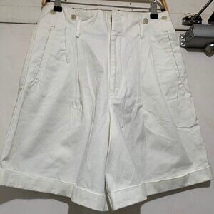 VINTAGE RALPH LAUREN HIGH WAIST SUSPENDER BRACES DENIM SHORTS SIZE 8